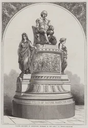 Gipsdenkmal von Shakespeare, modelliert von dem verstorbenen J. E. Thomas